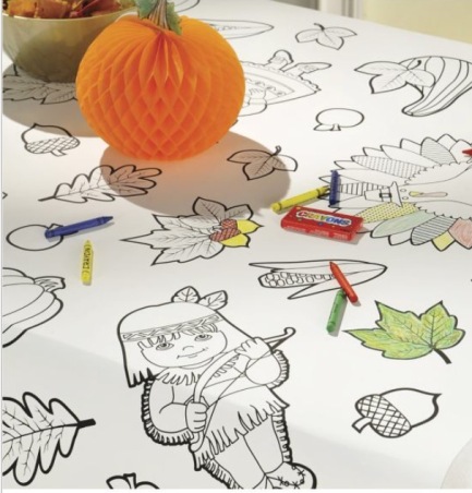 Party City, Paper Coloring Tablecloth